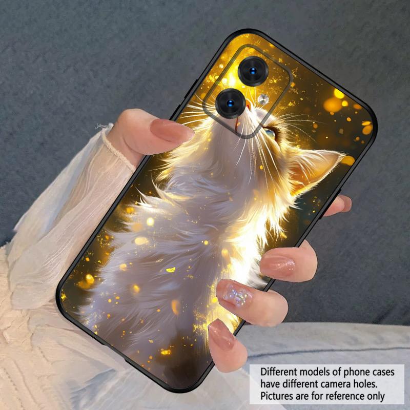 Кот в воде Для Moto Edge 40 50 Neo 5G E 14 15 G04 G05 4G G24 G34 G35 G54 POWER G55 G75 G84 85 силиконовый мягкий чехол для телефона
