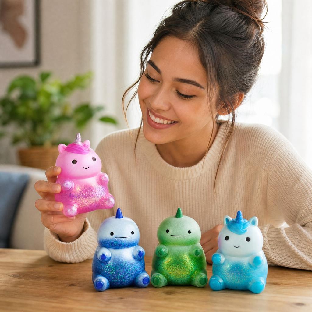 Stress Ball Toy for Adults and Kids, Sensory Sphere for Desk and Travel