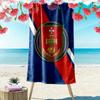 Royal Emblem Background beach towel beach Beach towel for vacation photos Outdoor pool towel quick-drying swim towel Absorbent bath towel Comfort