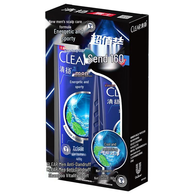 CLEAR Шампунь от перхоти для мужчин Sport Мята