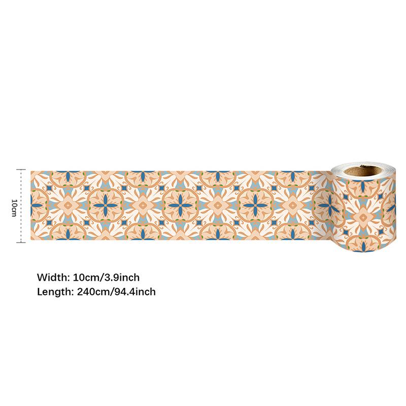 10x240 см ПВХ водонепроницаемая поясная линия самоклеящаяся декоративная полоса на талии