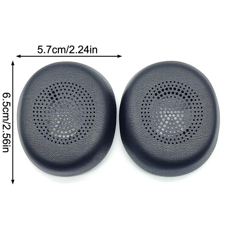 Подходит для Jabra Elite 45H Evolve 2 65 Uc 40Ms Evolve 2 40 Амбушюры Чехол для наушников Подушечка из губки Кожаные амбушюры