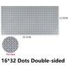 Single Double Sided Building Plates 32X32 16X16 16X32 Dots Diy Simulated Scene Building Block Base Compatible With Major Brands