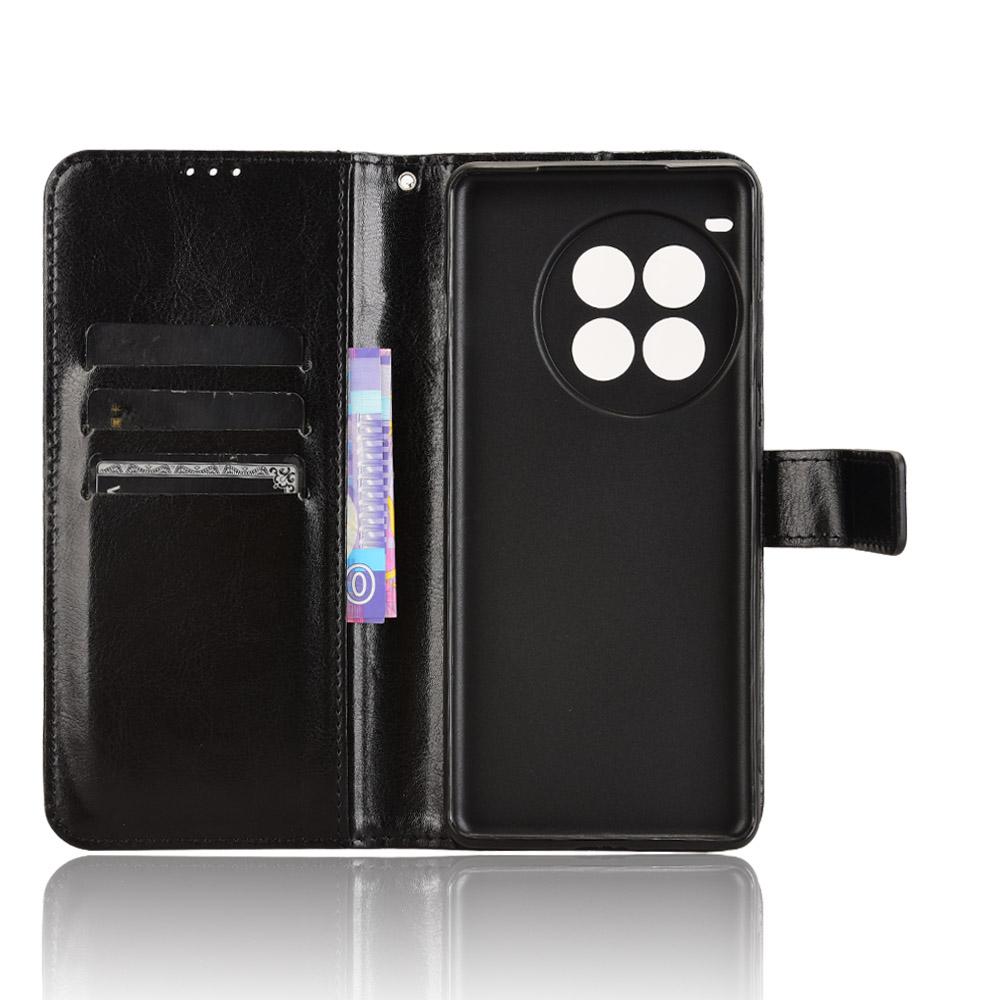 Для OnePlus Ace 3 Pro 5G Чехол-кошелек Кожаный чехол для телефона Текстура Crazy Horse