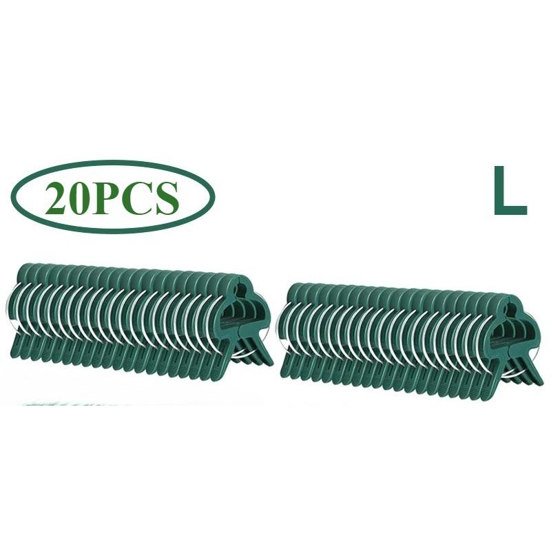 Новые 50 шт. фиксированных зажимов для растений, многоразовые садовые тепличные зажимные кронштейны для фиксированных растений, инструментов для поддержки стеблей саженцев виноградной лозы и цветов