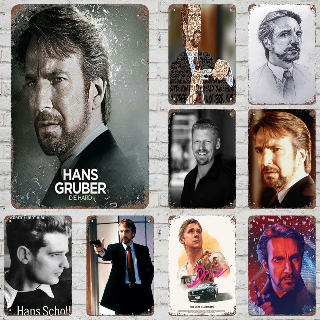 hans gruber Vintage Tin Sign Home Decor Wall Decor Art Wall Mural Room Decoration Decor Retro Metal Sign Plate Bar Posters