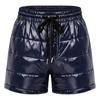 Mens Puffer Boxer Shorts Drawstring Elastic Waistband Padded Shorts Side Pockets Leakproof Short Bottoms