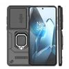 Противоударный чехол для OnePlus 13 Чехол OnePlus 13 Магнитная полноразмерная задняя крышка с держателем-кольцом для OnePlus 13 Чехол с выдвижным окошком 6,82 дюйма