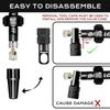 BUCKLOS F/V Bike Tubeless Valve 40/44/55/60/65/80/100mm Bicycle Tubeless Presta Valve Aluminum Alloy Bicycle Presta Valves