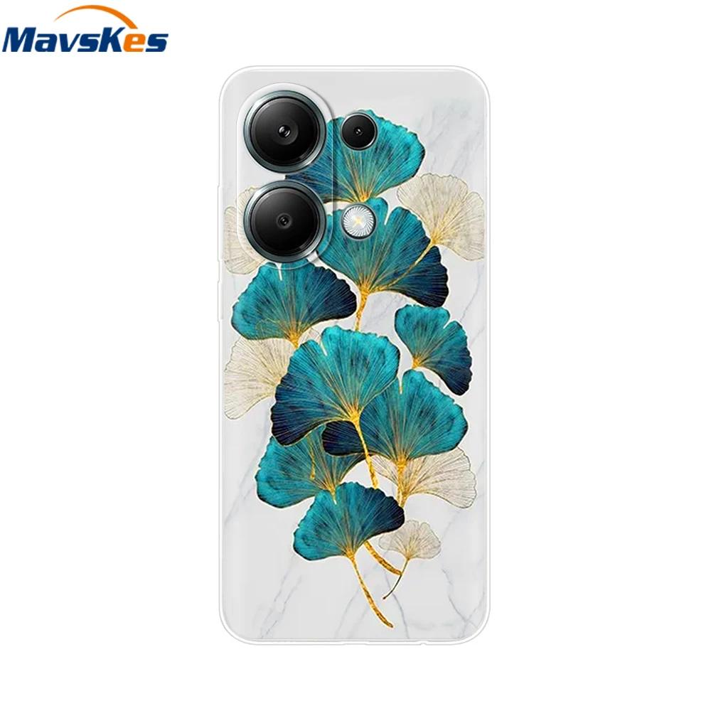Soft Clear TPU Case For Xiaomi Redmi Note 13 4G Case Silicone Bumper Back Cover Fundas For Redmi Note 13 Pro 4G Phone Cases Etui