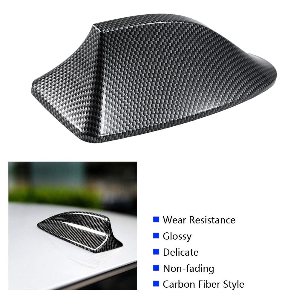 Car Antenna Shark Fin Cover Car Radome Carbon Fiber General Purpose Super Functional