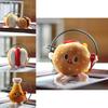 Soft Hamburger Hot Dog Chicken Leg French Fries Plush Keychain For Backpacks And Keys Creative Gift