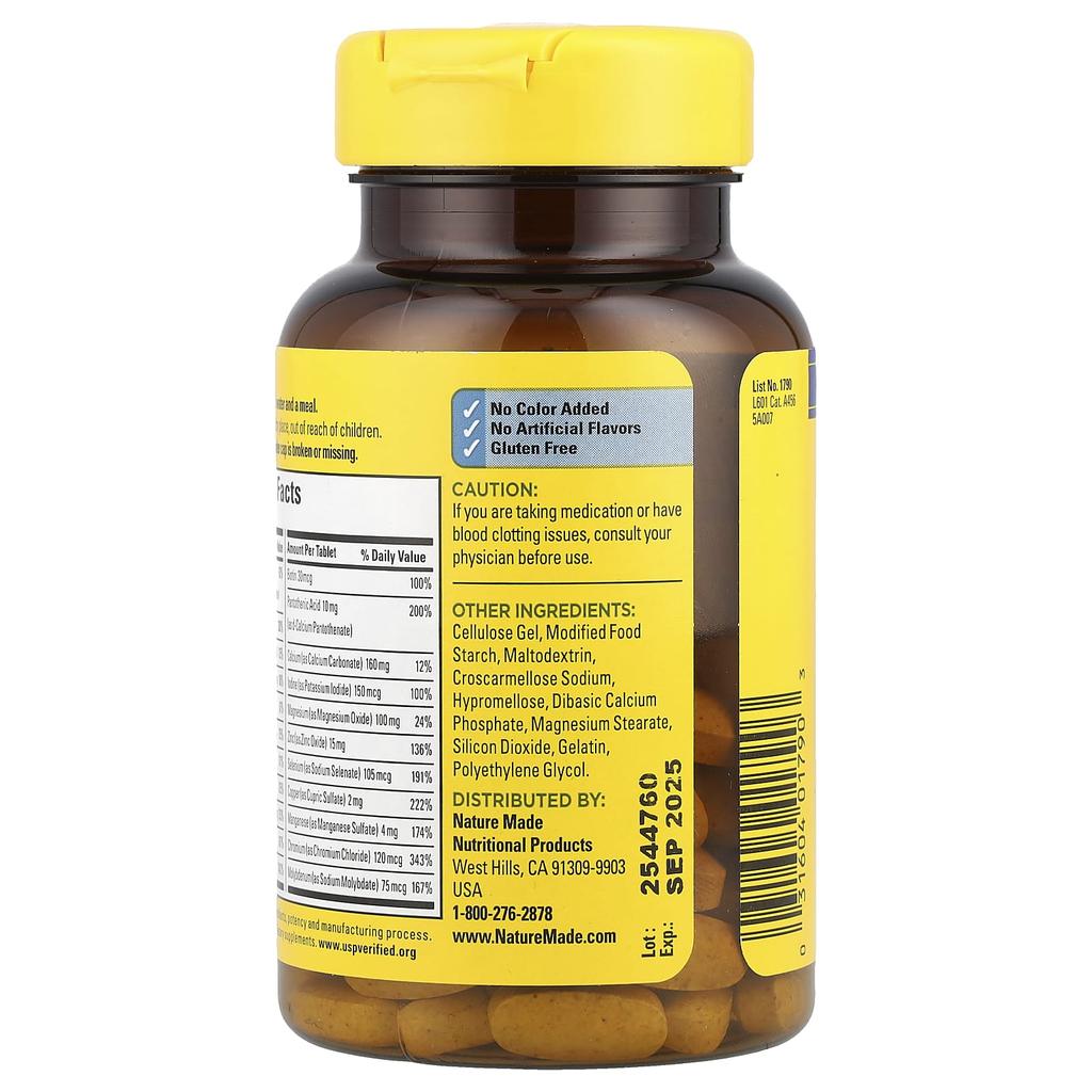 Nature Made Мульти для Силы 50+, 90 таблеток