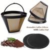 Reusable Espresso Filter Basket Refillable Cone Coffee Maker Filters for Ninja Coffee Bar Brewer Accessory Easy-Clean Cup & Pad