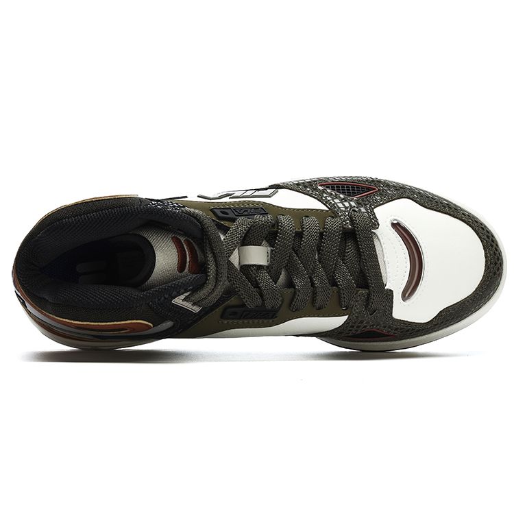 Fila Fusion Teratach Ретро Баскетбольные Кроссовки Мужские кроссовка Оливковый Белый T12M243211FOB