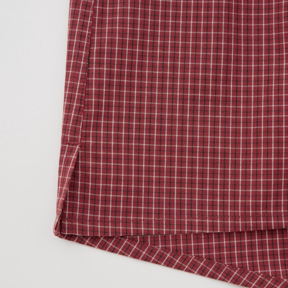 Uniqlo Check Pattern Trunks with Front Opening and Elastic Waistband