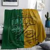 1PC Club Leon Patterned Flannel Blanket Suitable For All Seasons for Home Decor Warmth and Comfort Gifts Holiday Present