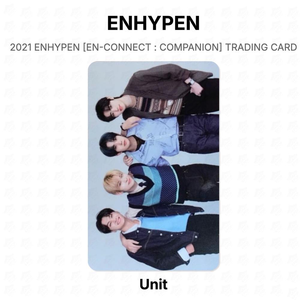 ENHYPEN 2021 ENHYPEN [EN-CONNECT : КОМПАНЬОН] ТОРГОВАЯ КАРТОЧКА Официальная фотокарточка