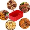 Аксессуары для аэрофритюрницы Силиконовая корзина для аэрофритюрницы Противень для духовки Силиконовая вставка для горшка Пароварка Решетка для запекания Аксессуары для аэрофритюрницы