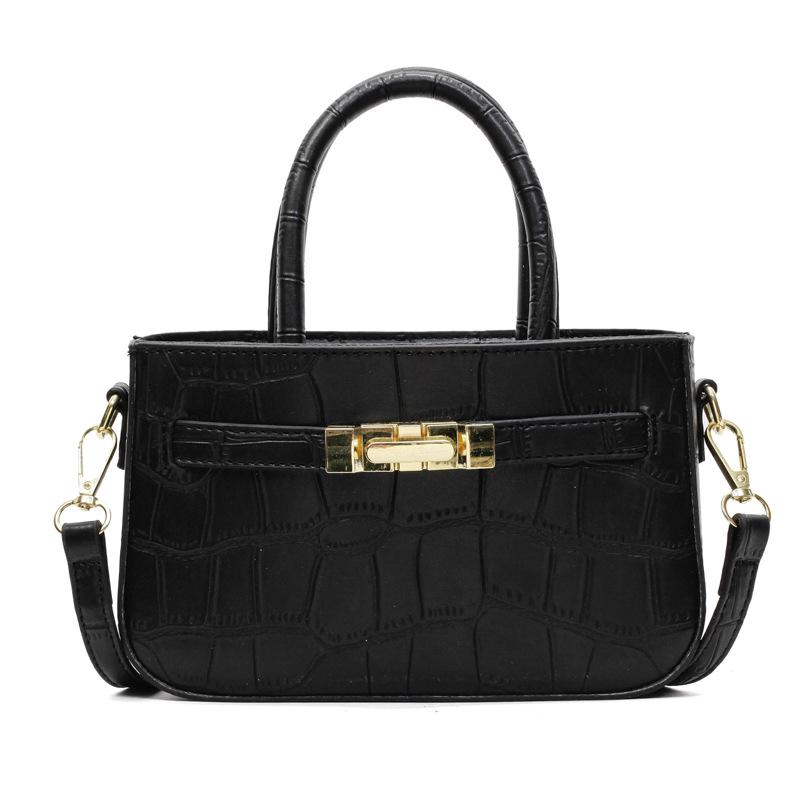 Trend Niche High-End Сумка с узором из крокодиловой кожи Женская сумка-мессенджер в иностранном стиле, однотонная сумка через плечо