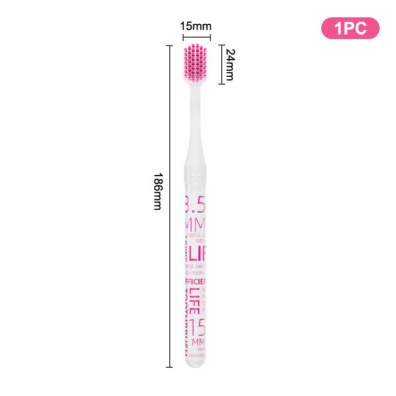 Дофамин Черная Пудра Зубная Щетка Мягкая Щетина Высокая Ценность Корейский Стиль Трендовая Домашняя Мойка Широкая Головка Зубная Щетка