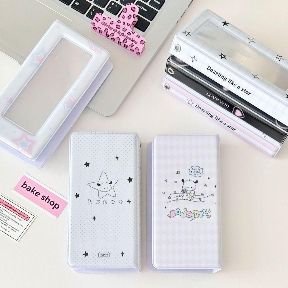 4 Grids Photo Album Storage Book 5 Inch Photocard Album Holder Kawaii Card Pack