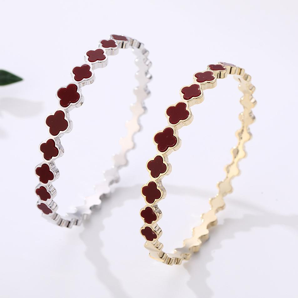 New Four-leaf Clover Bracelet Simple Women's Jewelry
