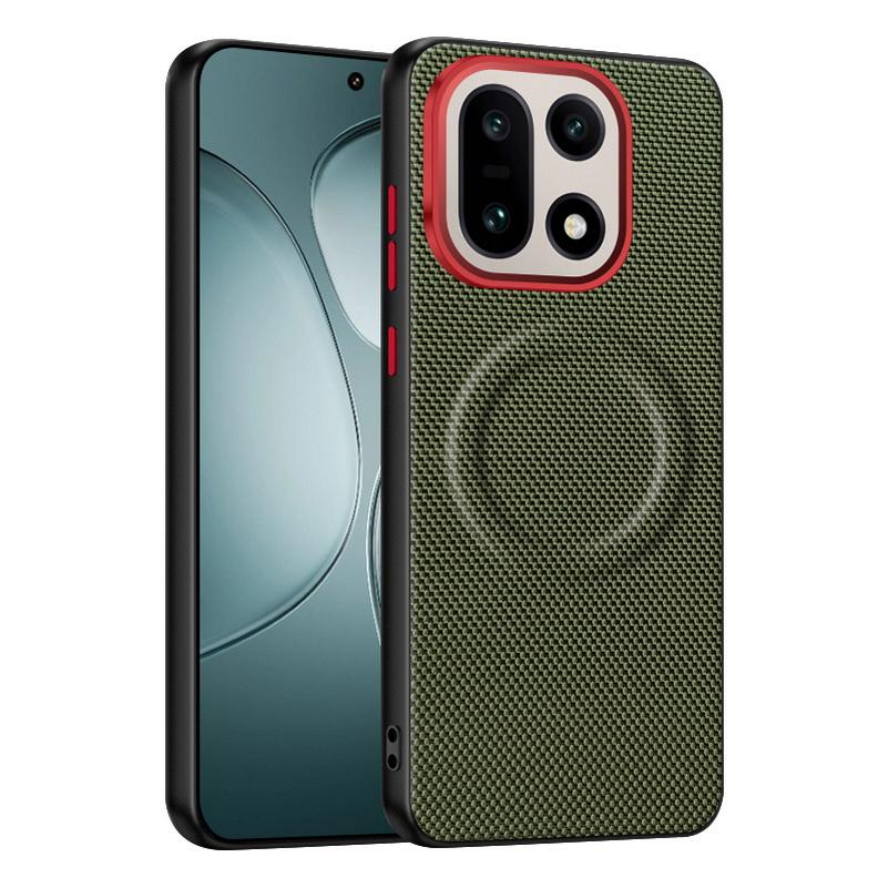 Магнитное кольцо с красным кругом, приподнятое для защиты корпуса, для OnePlus 15 13s 13T 13R 13 One Plus Ace 5 Pro, тонкий чехол
