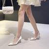 BEIJIANI Silk Xiuhe Bridal High Heels - Comfortable Pointed Toe Wedding Shoes for Women