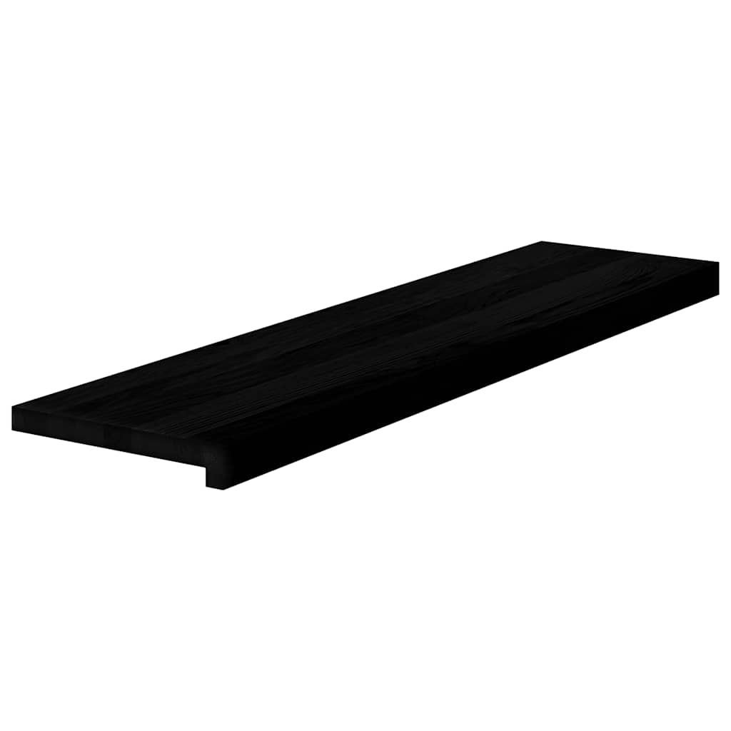 Vidaxl Stopnie Schodowe, 4 Szt. Brązowe 100X30X2Cm Lite Drewno Dębowe