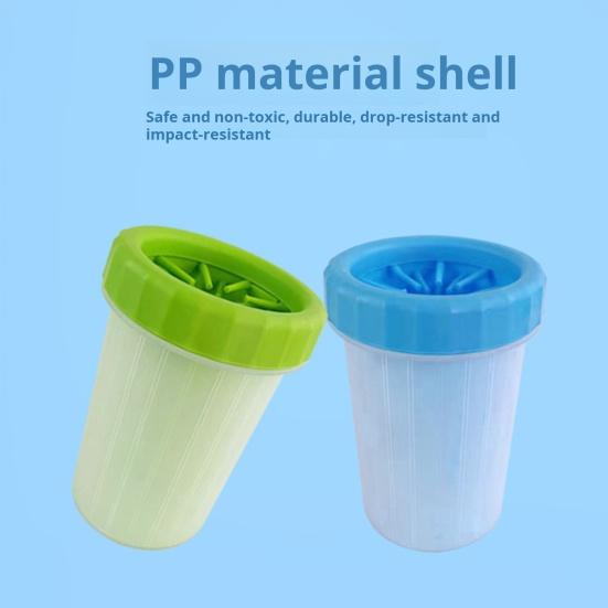 Чашка для чистки лап домашних животных Силиконовое ведро для чистки лап Портативная мойка лап для собак