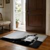 Rapper BBooba Floor Mat Soft Flannel Absorbent Mat Non-Slip Rug Home Bedroom Bathroom