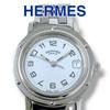Б/у женские часы Hermes Clipper CL4.210 с D-пряжкой, белые, бренд