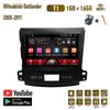 9 Inch Android For Mitsubishi Outlander 2005-2011 Car Radio Multimedia Video Player GPS Navigation WIFI 1+16GB