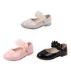 Baby Girl Flower Design Anti-Slip Casual Sneakers Toddler Soft Soled Princess PU Walking Shoes