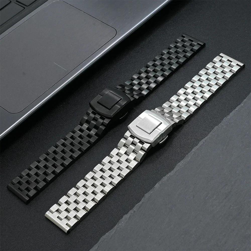 22mm Stainless Steel Band For Huawei Watch 4/4Pro GT4 GT3 Pro 46mm Ultimate Mens Metal Strap For Amazfit Balance GTR 47mm Correa