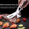 Double-Sided Spatula Clip Grill Clamp Tongs for Grilling Cooking Stainless Steel Food