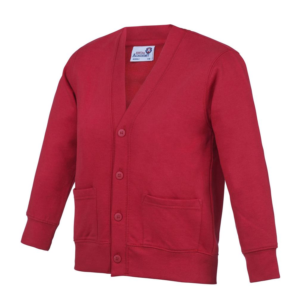 AWDis Academy Childrens/Kids Button Up School Cardigan