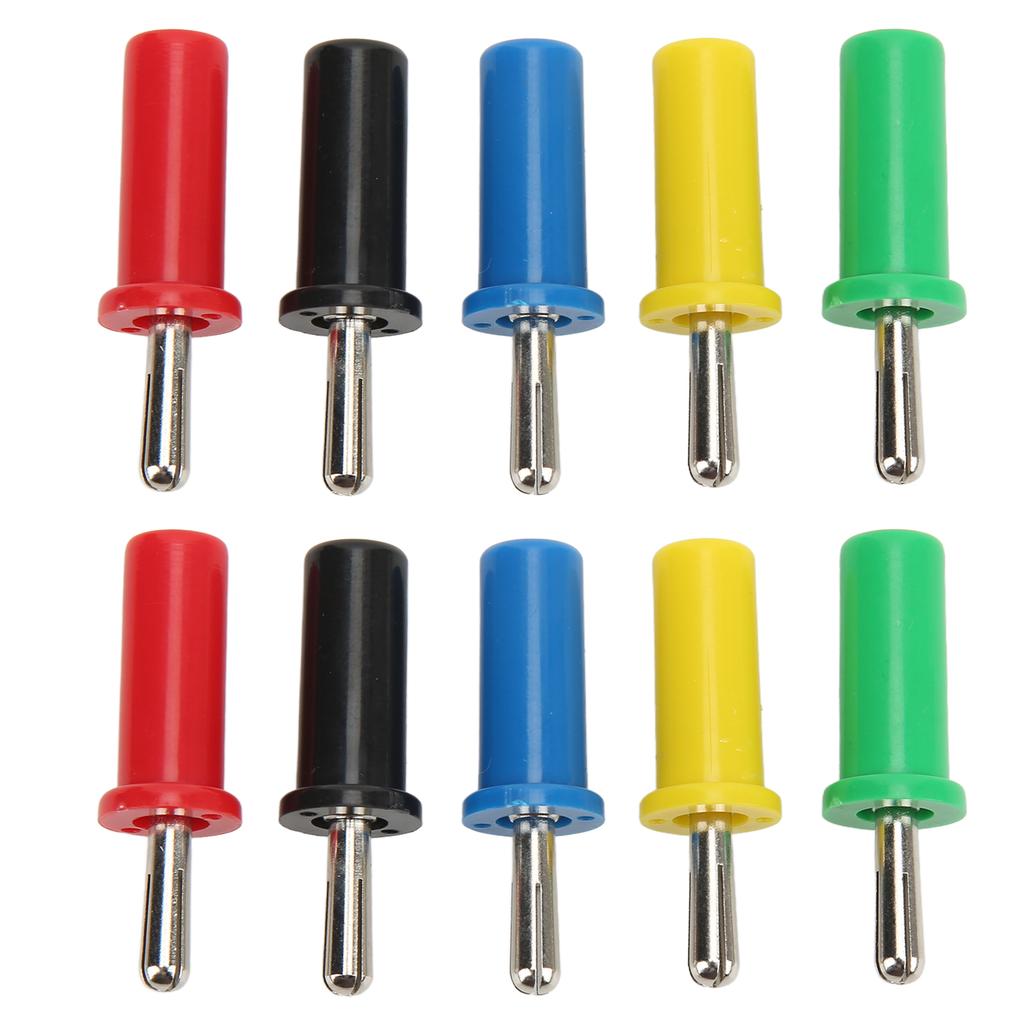 10 шт., разъем типа «банан», сварной разъем «банан», штабелируемый разъем для аксессуаров безопасности