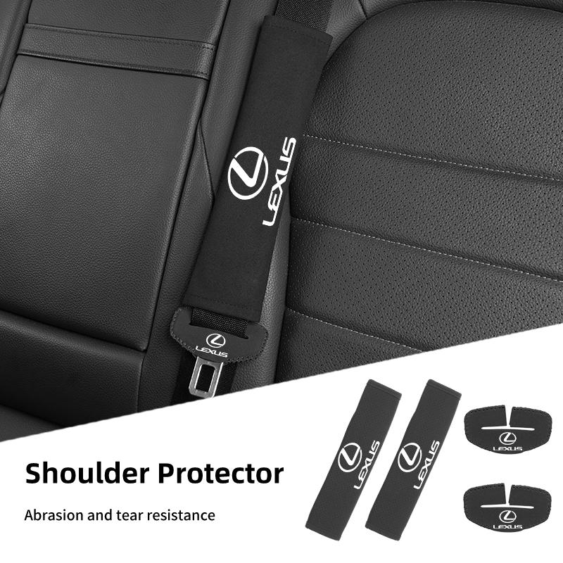 Car Seat Belt Protector Cover Safety Belt Shoulder Pad Accessories For Lexus F SPORT ES ES300 GS IS GS200 LS LX570 RX300 IS250 L Y33