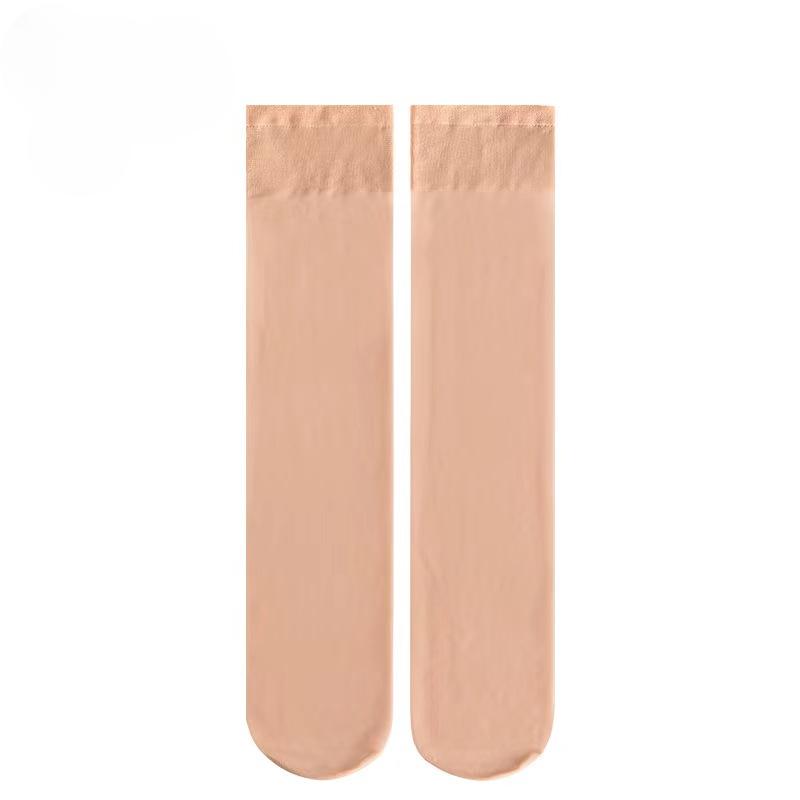 5pair=10pcs Women Ultra-thin Nylon Stockings Transparent Elasticity Ladies Knee Socks High Quality Long Socks for Girls Stocking