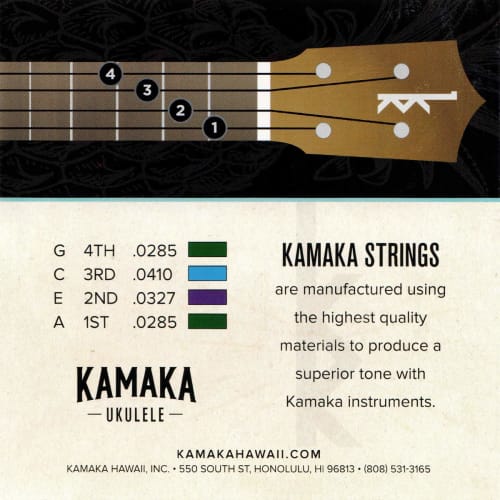 KAMAKA S-3 Tenor 4 Strings Ukulele String Set for Tenor Ukulele