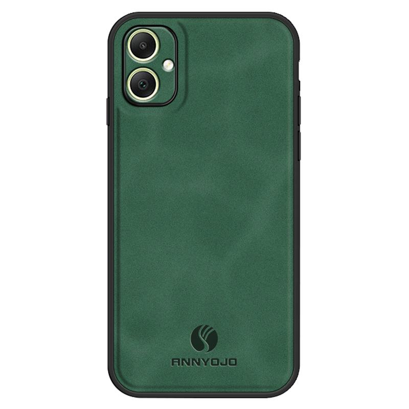 ANNYOJO For Samsung Galaxy A05 4G Case PU Leather+PC+TPU Mobile Phone Back Cover