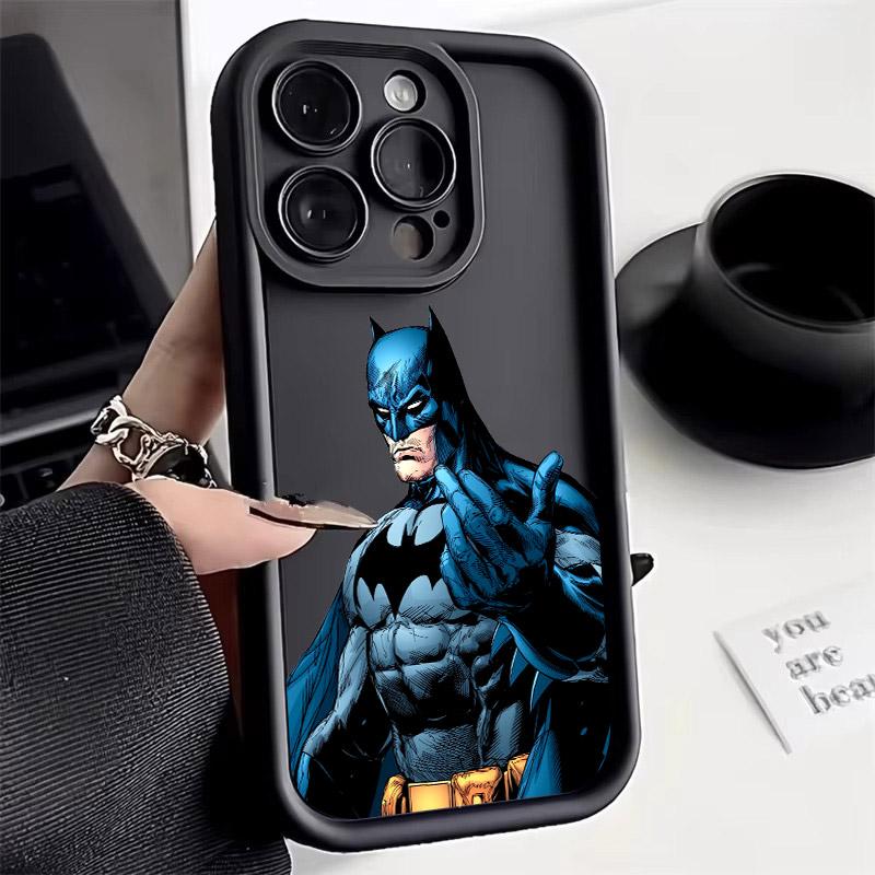 S-Supermans B-Batmans Phone Case For iPhone 17E 11 12 13 14 15 16 17 Pro Max Fundas 17 Air Plus 16e 13 Mini Silicone Back Cover