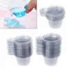 20-100Pcs 40ML Plastic Disposable Cups Dispenser Silicone Resin Mold Kit For DIY Epoxy Resin Jewelry Making Tools Accessories