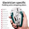 16 в 1 инструмент для зачистки проводов многофункциональный складной режущий острый плоскогубцы электрик трудосберегающий C Q8U1