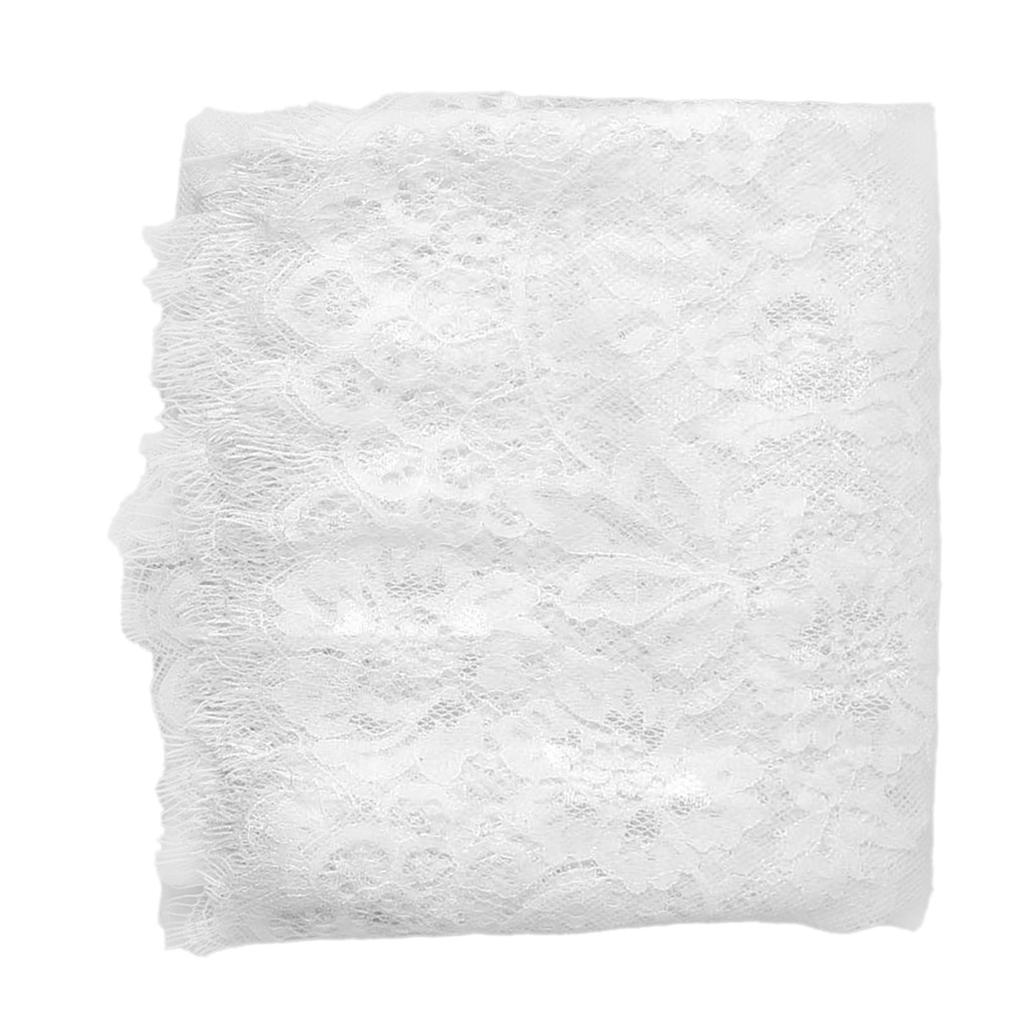 White Lace Table Runner French Wedding Table Cloth Family Table Decoration 36x300cm