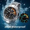 BERNY Watch Automatic Watch Diving Watch Automatic Mechanical Watch 20ATM Waterproof Sapphire Glass Super Luminous Watch Diver's Men's Men's Diver's