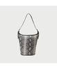 Irowomen Zyke Python Snakeskin Big Tote Bag - Black Pattern