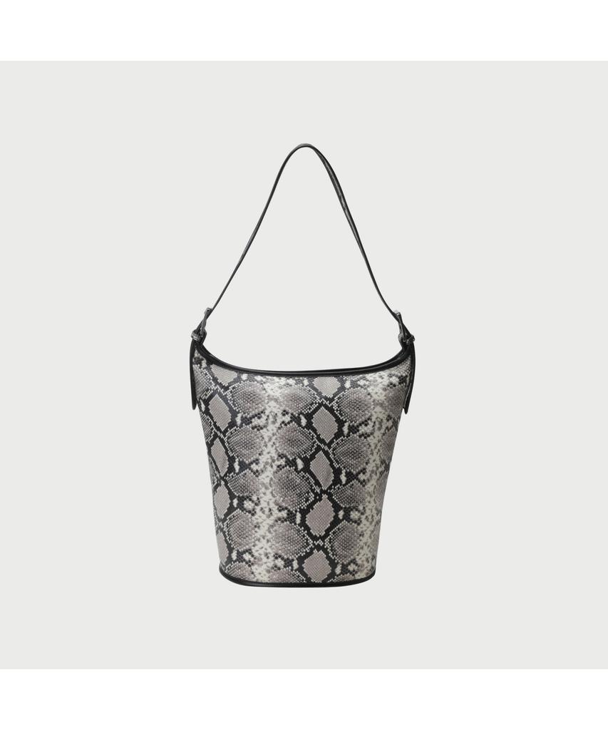 Irowomen Zyke Python Snakeskin Big Tote Bag - Black Pattern